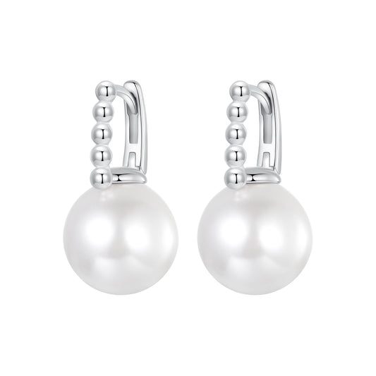 Drop Earrings Classic Pearl S925 Silver